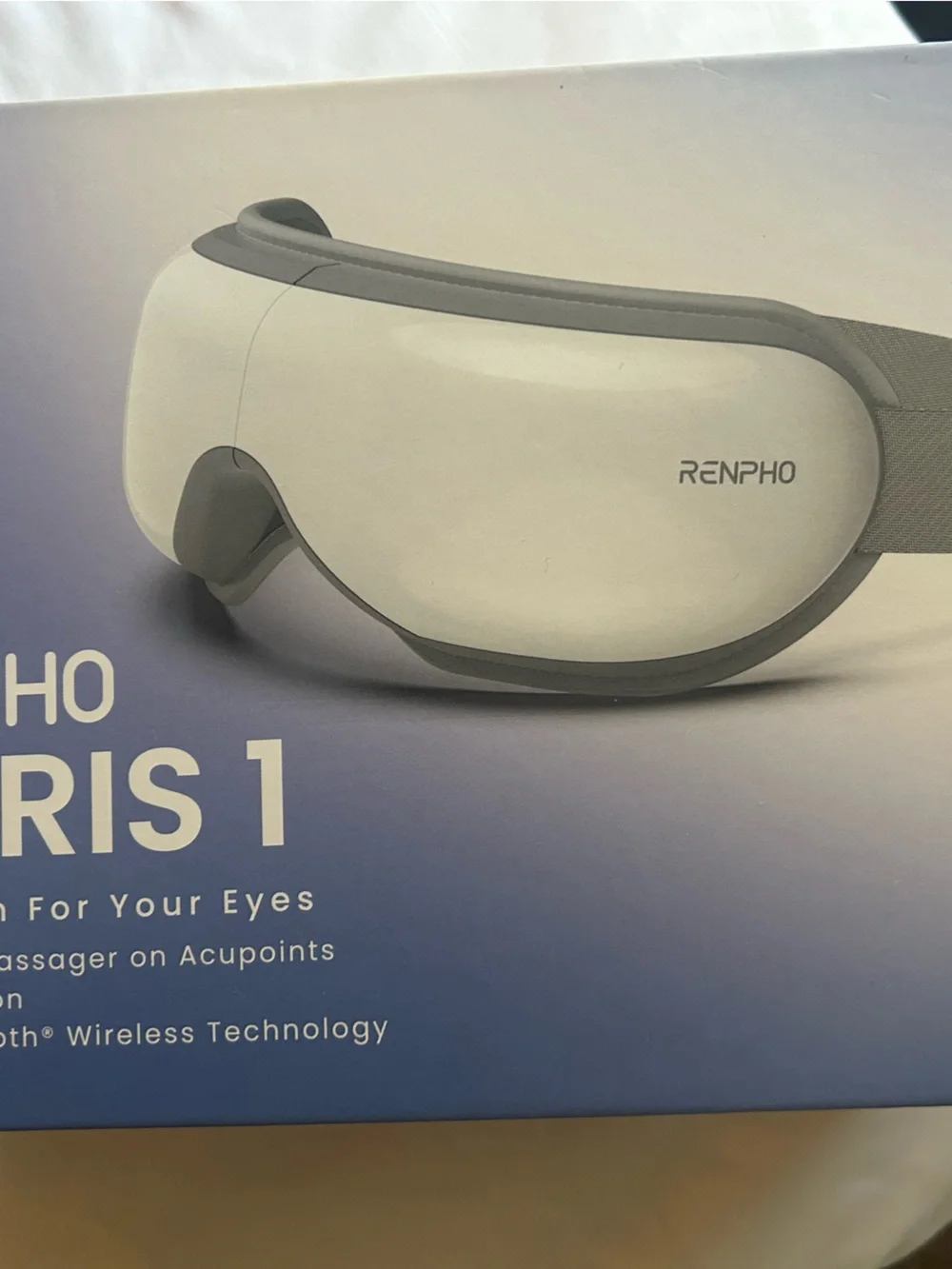 White Eye Massager - Shiatsu Heat & Vibration Therapy